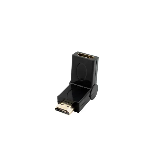 Переходник HDMI-HDMI Oxion гнездо-штекер, поворотный поворотный цокольный переходник rexant