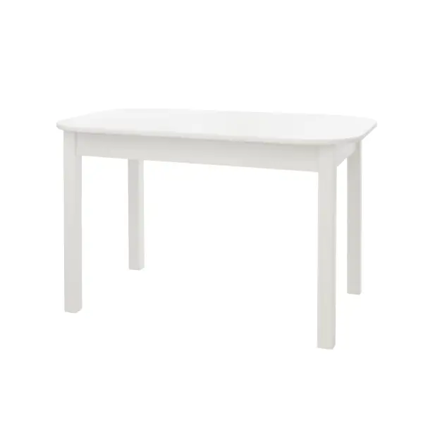 Стол кухонный овальный Delinia Тулуза 75x120 см дерево цвет белый стол кухонный скандинавия круглый мдф 90x90x75 см белый