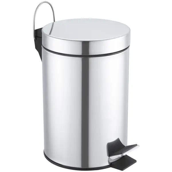 Бак для мусора Sensea Urban 3 л цвет хром контейнер для мусора sensea easy 3 л серый