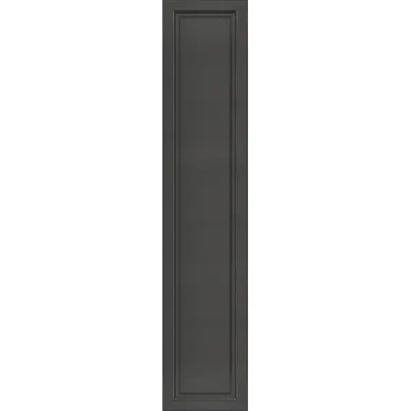 фото Дверь для шкафа delinia id «мегион» 45x214 см, мдф, цвет тёмно-серый