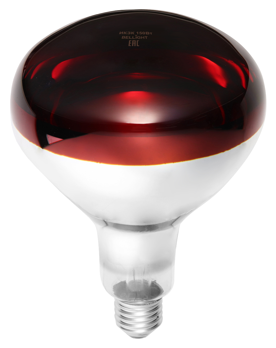  лампа для обогрева (ИКЗК) R125, E27, 150 Вт, 230-240 В ️ .