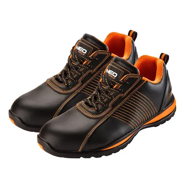Кроссовки рабочие Neo 82-105 цвет черно-оранжевый размер 44 fujin 10см платформа клин кроссовки толстые туфли подлинная кожа для женщин летняя обувь весна осень прогулка кроссовки мода