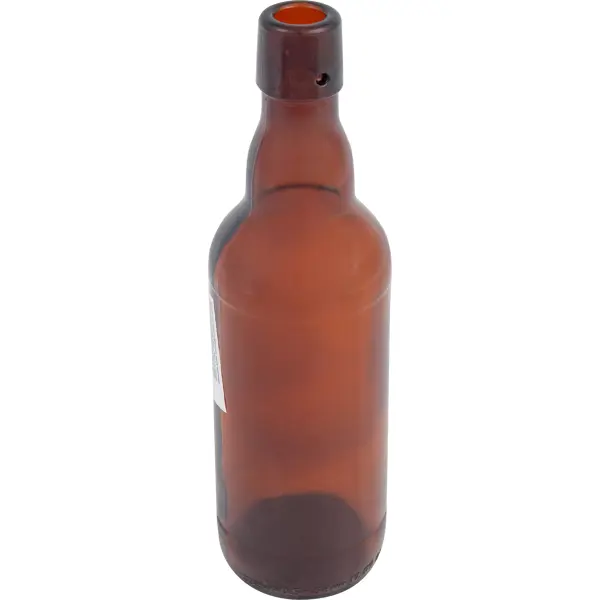 Бутылка 0.5 л Пивная бугельный замок цвет коричневый пивная открывашка craft beer bar 90x240 мм