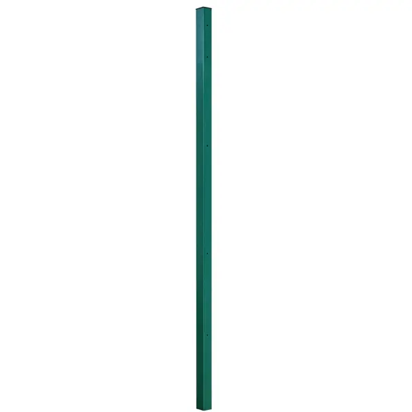 Столб для забора Grand Line 62х55х2500 зеленый 5 отверстий труба для забора grand line 40х20х2500 мм зелёный