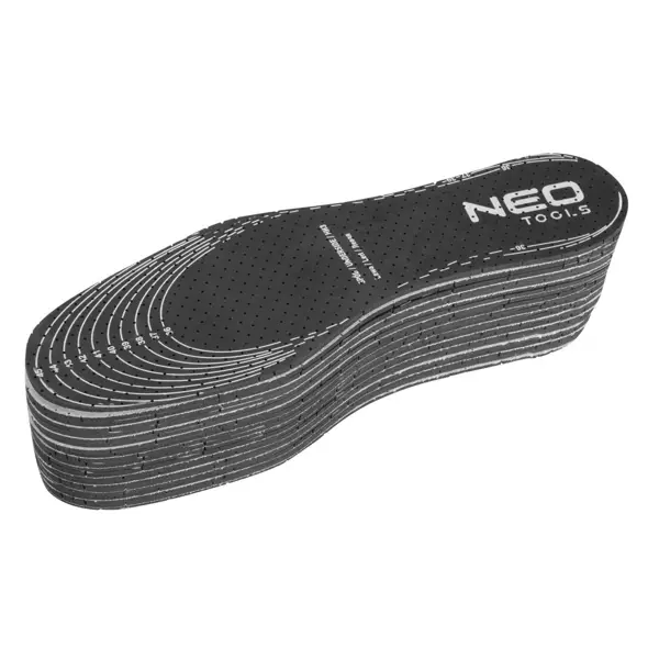 Стельки для обуви с активированным углем Neo 82-303 размер 36-45, 5 пар амортизирующие стельки с задником