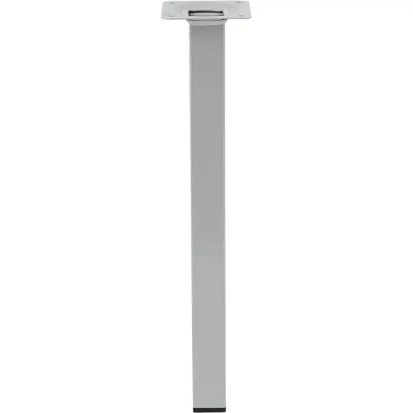 Ножка квадратная 300х25 мм сталь максимальная нагрузка 50 кг цвет серый скатерть мороз квадратная 130x160 см серый