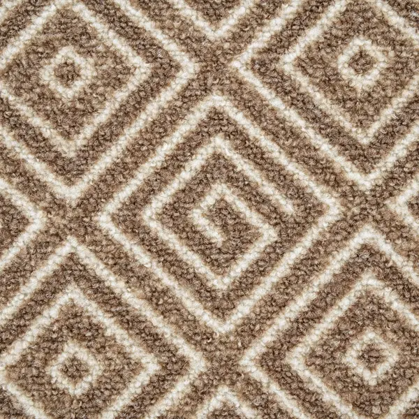 фото Дорожка ковровая «оти» 1 м, цвет коричневый витебские ковры