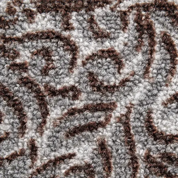 фото Дорожка ковровая «вербена» 1 м, цвет серый витебские ковры