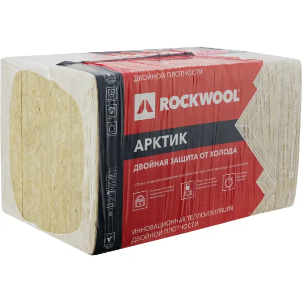 Утеплитель Rockwool Арктик 150 мм 2.4 м² утеплитель rockwool стандарт 50 мм 5 4 м²