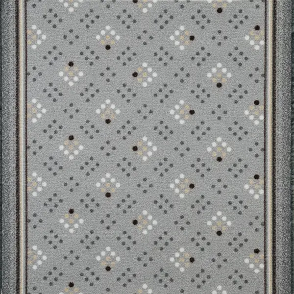 фото Дорожка ковровая «тафина» 1 м, цвет серый витебские ковры