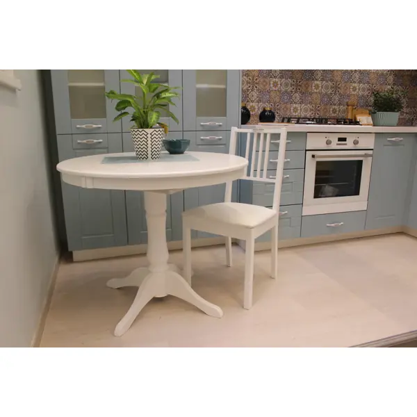 Круглый стол для кухни 90 см