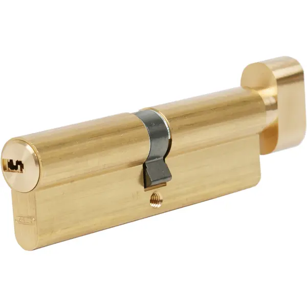 Цилиндр Abus KD6MM, 50x50 мм, ключ/вертушка, цвет золото цилиндр под английский ключ al 60 ключ ключ золото