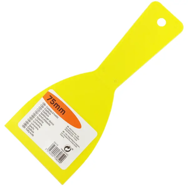 Шпатель пластиковый XMPK1073 75 мм пластиковый шпатель для поклейки обоев нож канцелярский 9мм угол 60гр yunpoint n9 60