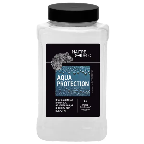 Пропитка влагозащитная Maitre Deco «Aqua Protection» 1 л лак основа maitre deco gel paillete base incolore бесцветный 1 кг