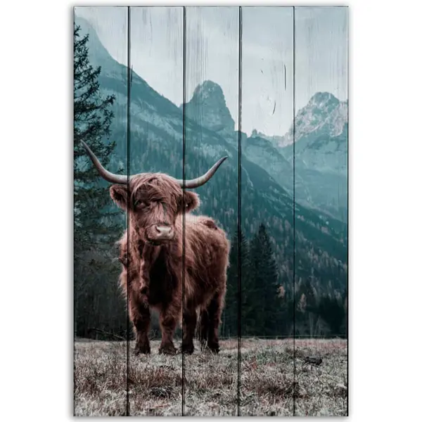 Картина Дом Корлеоне Шотландский бык 60x90 см по цене 11990 ₽/шт. купить в  Твери в интернет-магазине Леруа Мерлен
