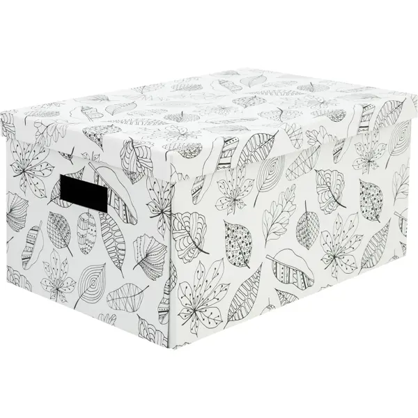 Коробка складная 40x28x20 см картон цвет белый
