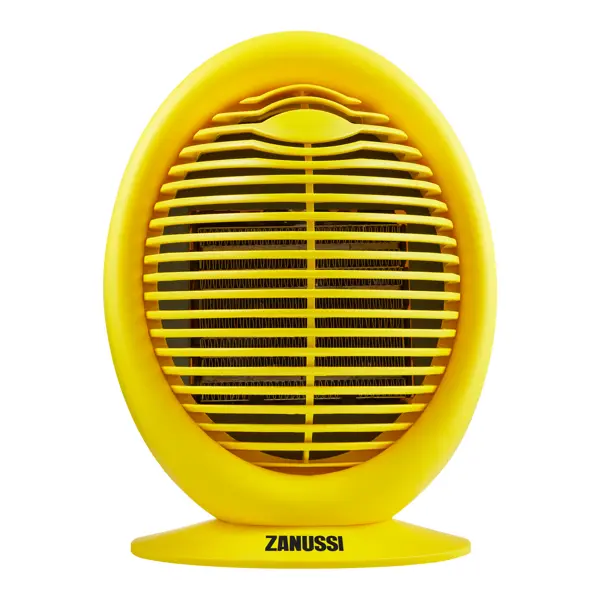 фото Тепловентилятор керамический электрический zanussi zfh/c-405 с механическим термостатом 2000 вт цвет желтый