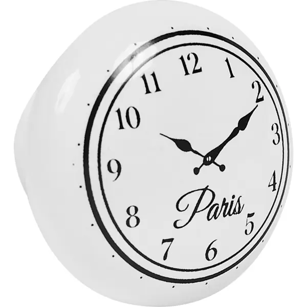 Ручка-кнопка мебельная Inspire Clock 395 мм, цвет белый, 2 шт. ручка кнопка мебельная inspire clock 395 мм белый 2 шт