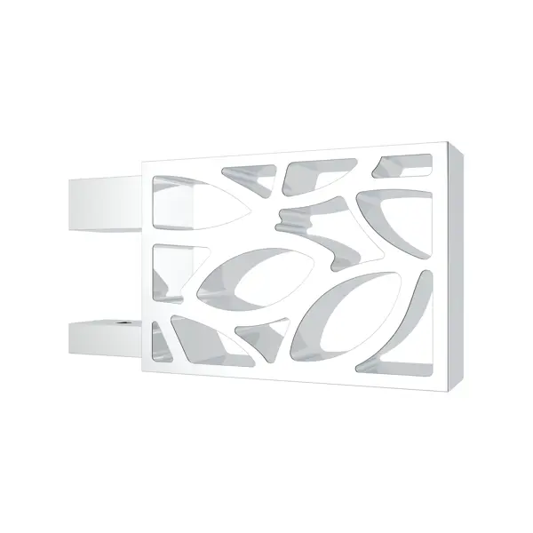Наконечник Шарм металл цвет белый 61 см балконная дверь пвх veka 2100x700 мм вхш левая однокамерный стеклопакет белый с двух сторон