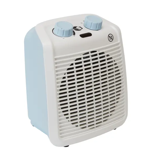 Тепловентилятор спиральный электрический Equation с механическим термостатом 2000 Вт цвет бело-голубой робо котенок 1 toy игрушка интерактивная robo pets робо котенок бело голубой