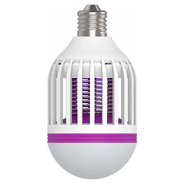 Лампа антимоскитная светодиодная E27 220 В 15 Вт холодный белый свет антимоскитная бейсболка norfin