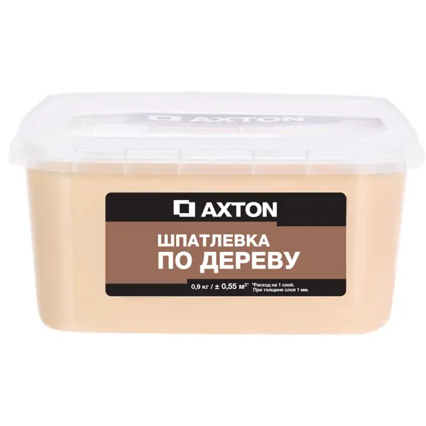 шпатлёвка axton для деревянных полов 0 9 кг сосна Шпатлёвка Axton для дерева 0.9 кг сосна