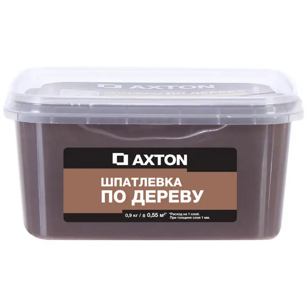 Шпатлёвка Axton для дерева 0.9 кг эспрессо шпатлёвка axton для деревянных полов 0 9 кг антик