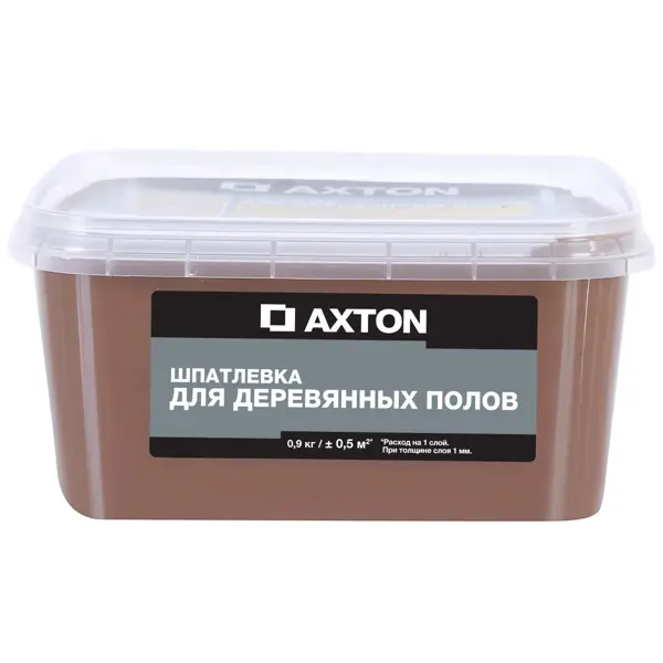 Шпатлёвка Axton для деревянных полов 0.9 кг хани саморезы для деревянных полов креп комп