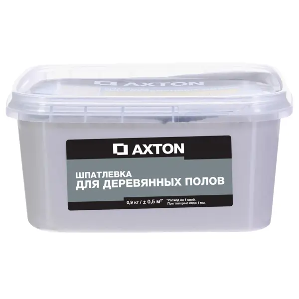 Шпатлёвка Axton для деревянных полов 0.9 кг тач ремонтный состав axton 5 кг