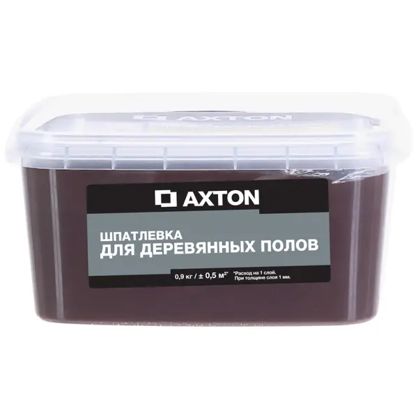 Шпатлёвка Axton для деревянных полов 0.9 кг эспрессо швабра для мытья полов россия