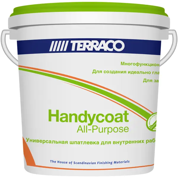 Шпатлёвка универсальная Terraco Handycoat All-Purpose 25 кг заполнитель для трещин terraco handyflex 0 8 кг