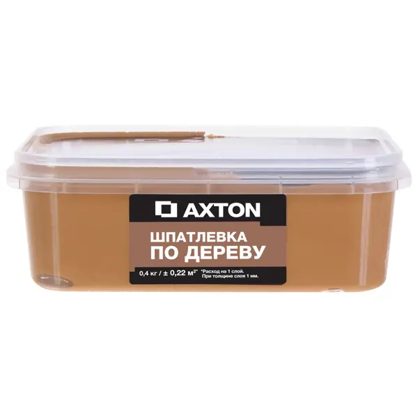 Шпатлёвка Axton для дерева 0.4 кг антик шпатлёвка axton для дерева 0 9 кг эспрессо