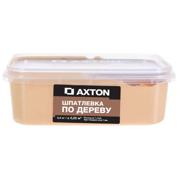 Шпатлёвка Axton для дерева 0.4 кг сосна шпатлёвка axton для дерева 0 9 кг эспрессо
