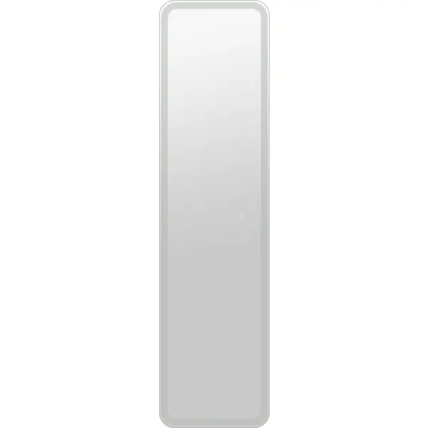 Шкаф зеркальный подвесной Elmer 40x160 см цвет белый миниролл decofest апилера аметистовый 40x160 см
