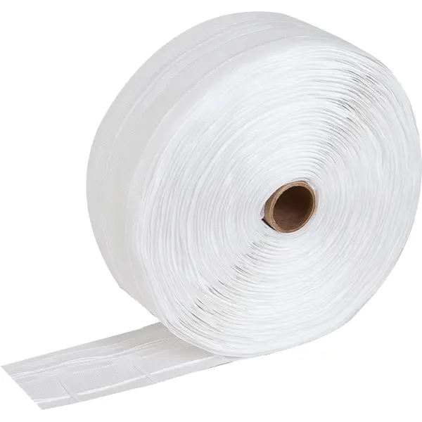 Лента шторная Классика 60 мм цвет белый лента шторная с эффектом люверсов 10 см органза белый