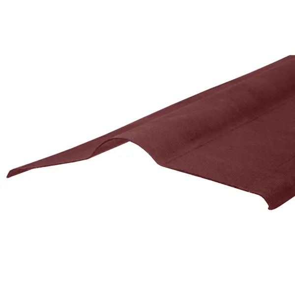 Конёк Ондулин Смарт DIY 1 м. красный лист ондулин смарт diy 760x1950 мм красный
