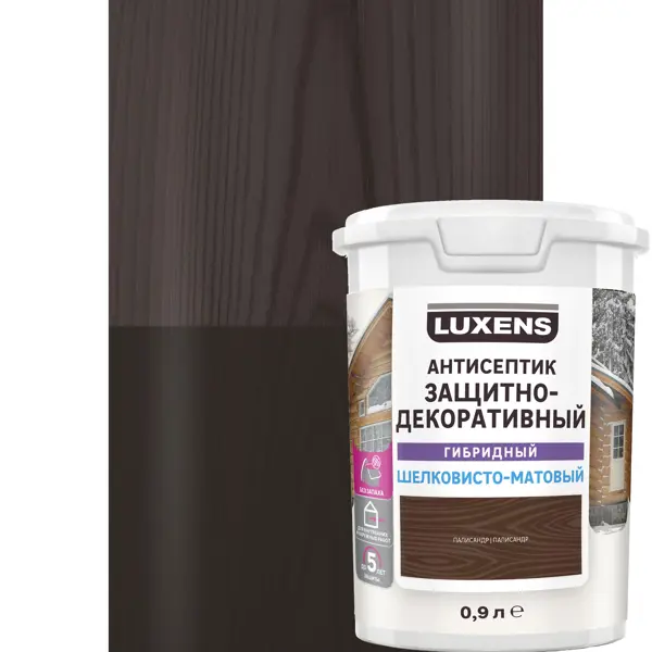 Антисептик Luxens гибридный цвет палисандр 0.9л антисептик luxens полуматовый палисандр 2 5 л