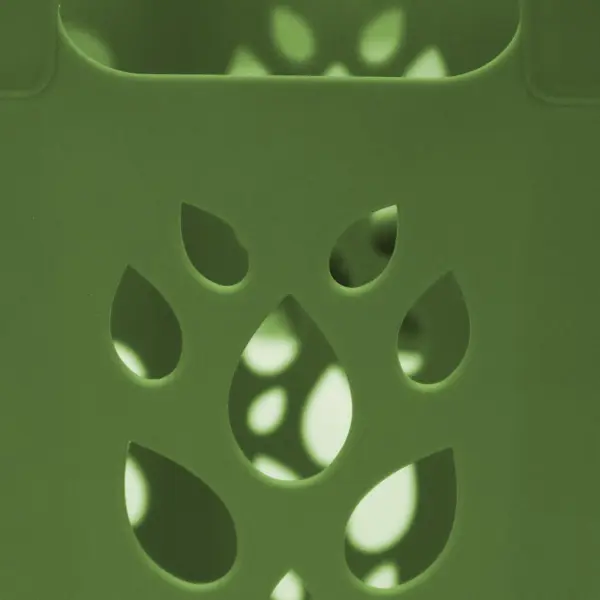 фото Корзина smart solution 25 л, цвет оливковый без бренда