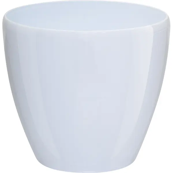 Горшок цветочный Деко Твин ø20 см 4 л пластик белый кофейная пара керамическая ферреро 3 предмета чашка 180 мл блюдце d 14 5 см ложка белый