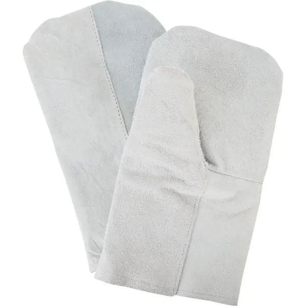 Рукавицы спилковые с искусственным мехом, съемный подклад рукавицы брезентовые утепленные размер 10