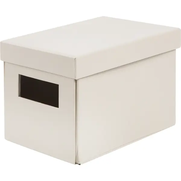 Коробка складная 20x12x13 см картон цвет бежевый коробка складная