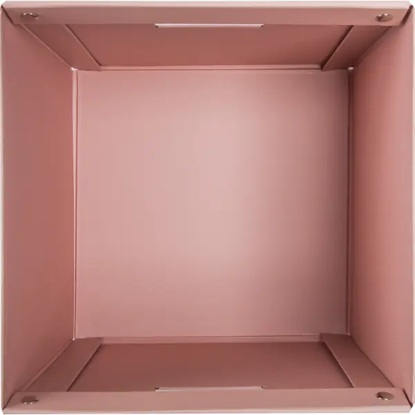 фото Коробка складная 31x31x30 см картон цвет розовый storidea