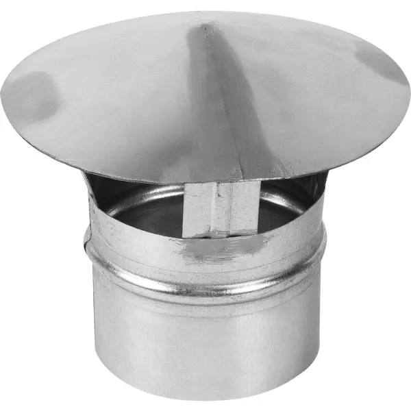 Зонт вентиляционный Ore D100 мм оцинкованный металл зонт канализационный вентиляционный 50 мм мультимирпласт внутренний серый знт вк 50
