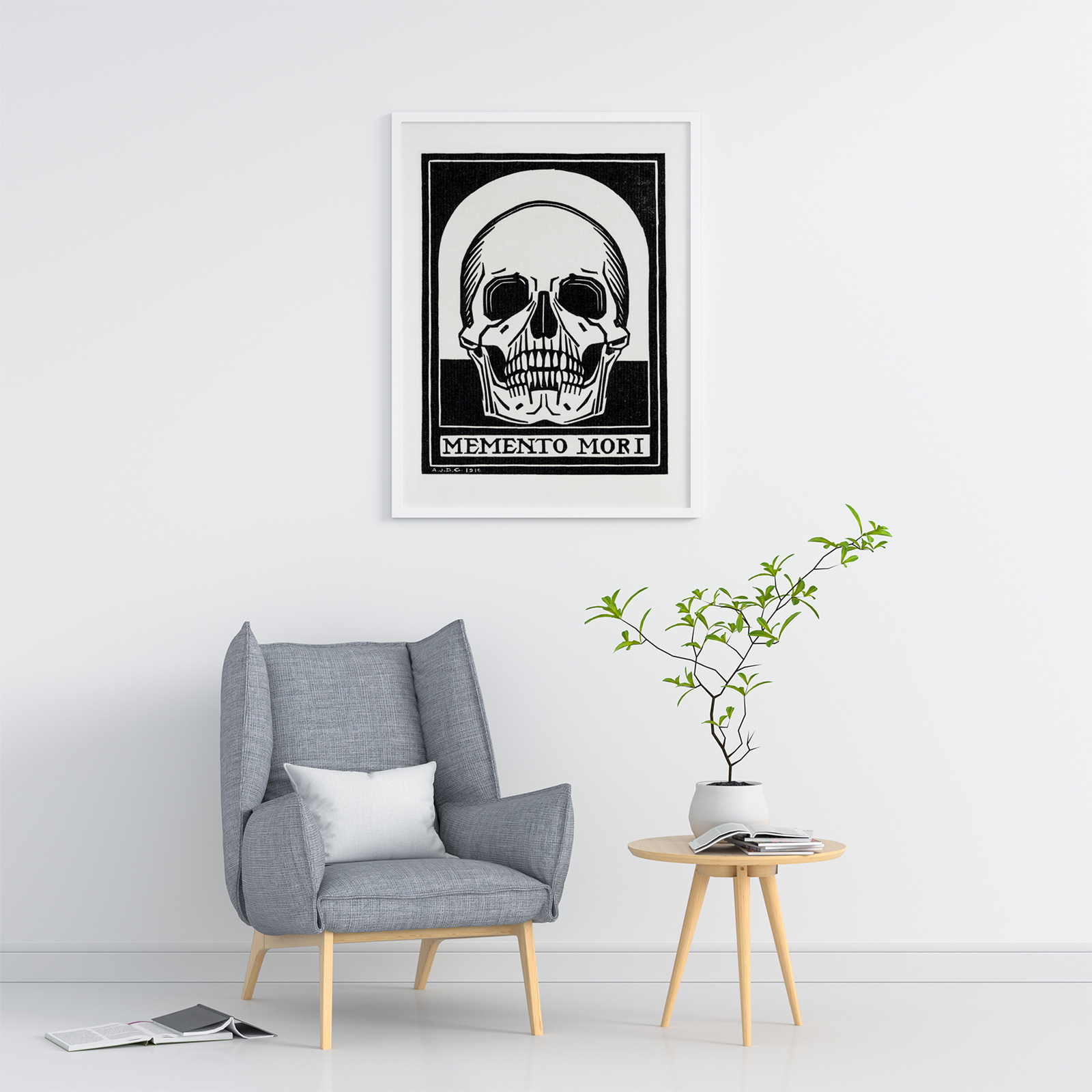 Плакат Просто Постер Memento mori 60x90 в раме ✳️ купить по цене 4990 ₽/шт.  в Кемерове с доставкой в интернет-магазине Леруа Мерлен