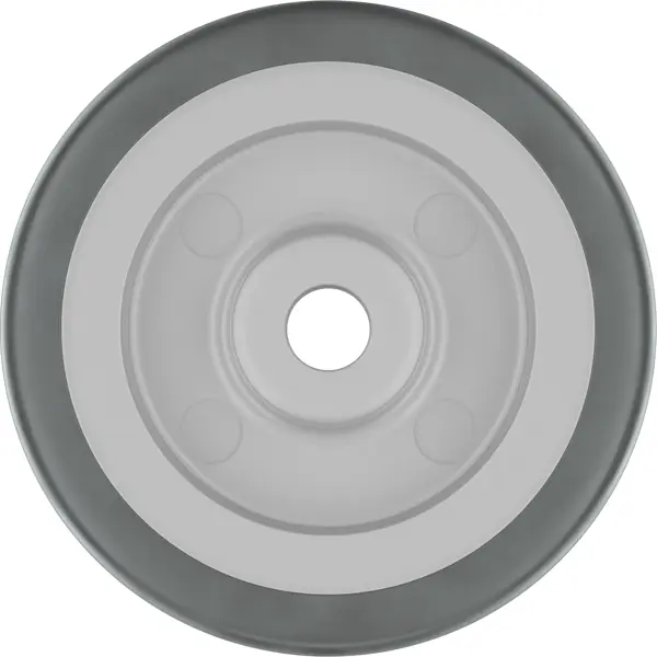 фото Колесо для садовой тачки standers 100 мм, до 40 кг, цвет серый