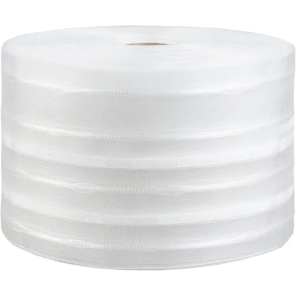 Лента шторная буферная двухрядная 10 см органза цвет белый лента шторная классика 60 мм белый