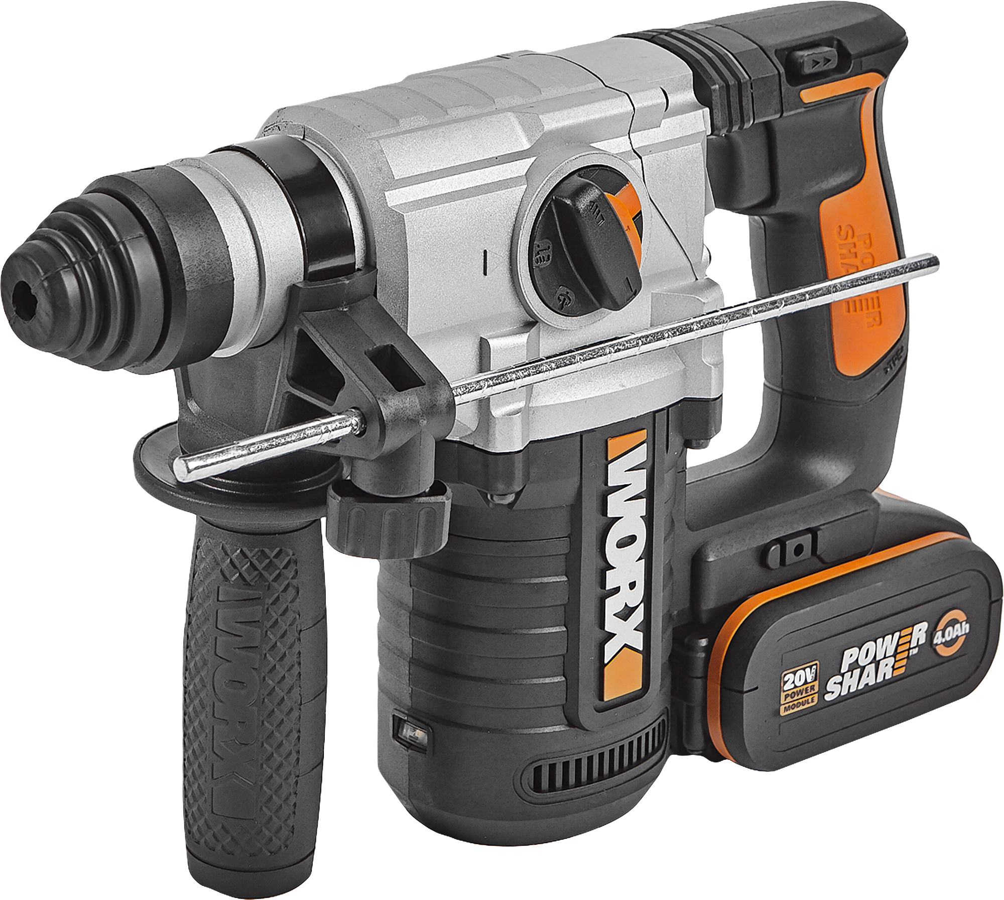 SDS plus Worx WX392 20 Li ion 2x4