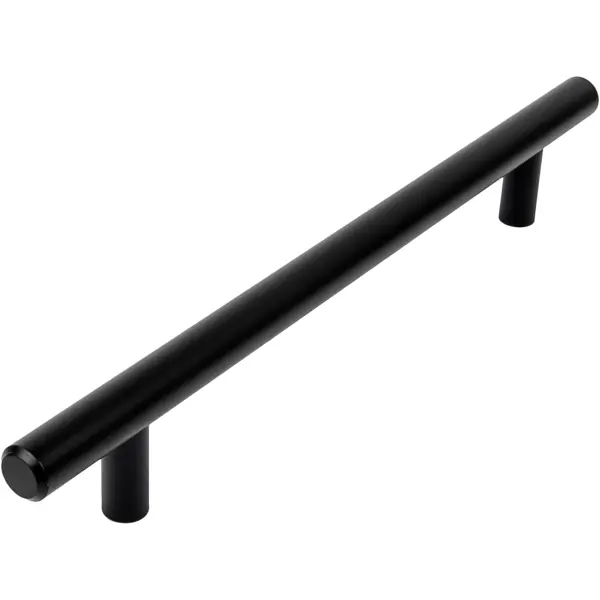Ручка-рейлинг мебельная 160мм матовый чёрный