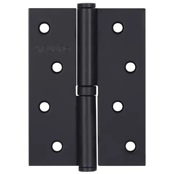 Петля дверная разъемная правая S100413-BL, 100x75 мм сталь цвет чёрный разъемная петля vormann