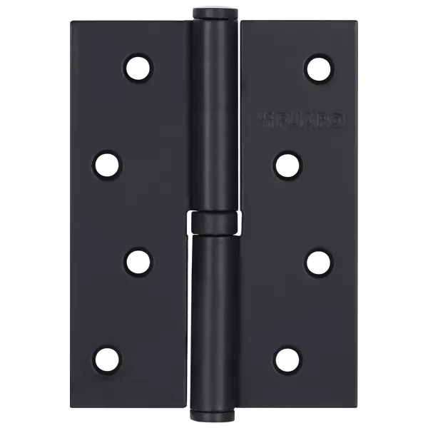 Петля дверная разъемная левая S100413-BLBL, 100x75 мм сталь цвет чёрный дверная петля lemax prof